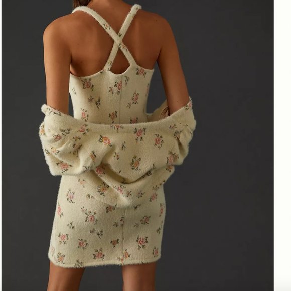 ⭐️ Daily Practice Floral Party Hipster Hippie Artsy Chic Street Sweater Dress - Picture 3 of 5